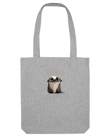 BABY BURSUC  -  LOOK CUTE - FIGHT EVERYTHING Heather Grey