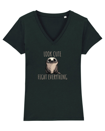 BABY BURSUC  -  LOOK CUTE - FIGHT EVERYTHING Black