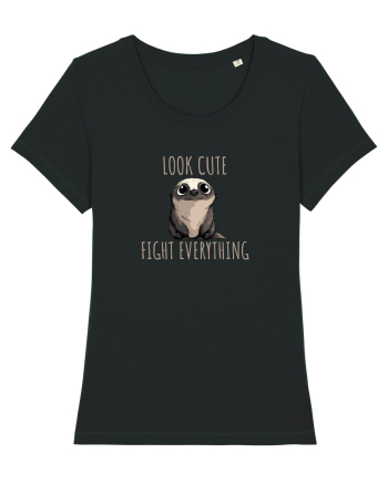BABY BURSUC  -  LOOK CUTE - FIGHT EVERYTHING Black