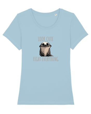 BABY BURSUC  -  LOOK CUTE - FIGHT EVERYTHING Sky Blue