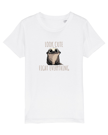 BABY BURSUC  -  LOOK CUTE - FIGHT EVERYTHING White