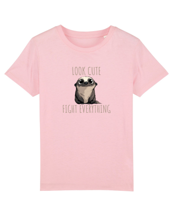 BABY BURSUC  -  LOOK CUTE - FIGHT EVERYTHING Cotton Pink