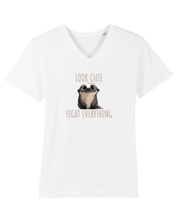 BABY BURSUC  -  LOOK CUTE - FIGHT EVERYTHING White