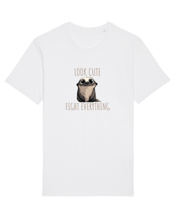 BABY BURSUC  -  LOOK CUTE - FIGHT EVERYTHING White