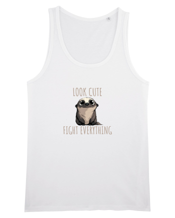 BABY BURSUC  -  LOOK CUTE - FIGHT EVERYTHING White