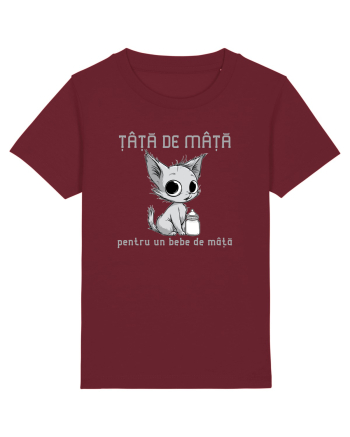 ȚAȚA DE MAȚA PENTRU UN BEBE DE MAȚA Burgundy