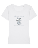 ȚAȚA DE MAȚA PENTRU UN BEBE DE MAȚA 2 Tricou mânecă scurtă guler larg fitted Damă Expresser
