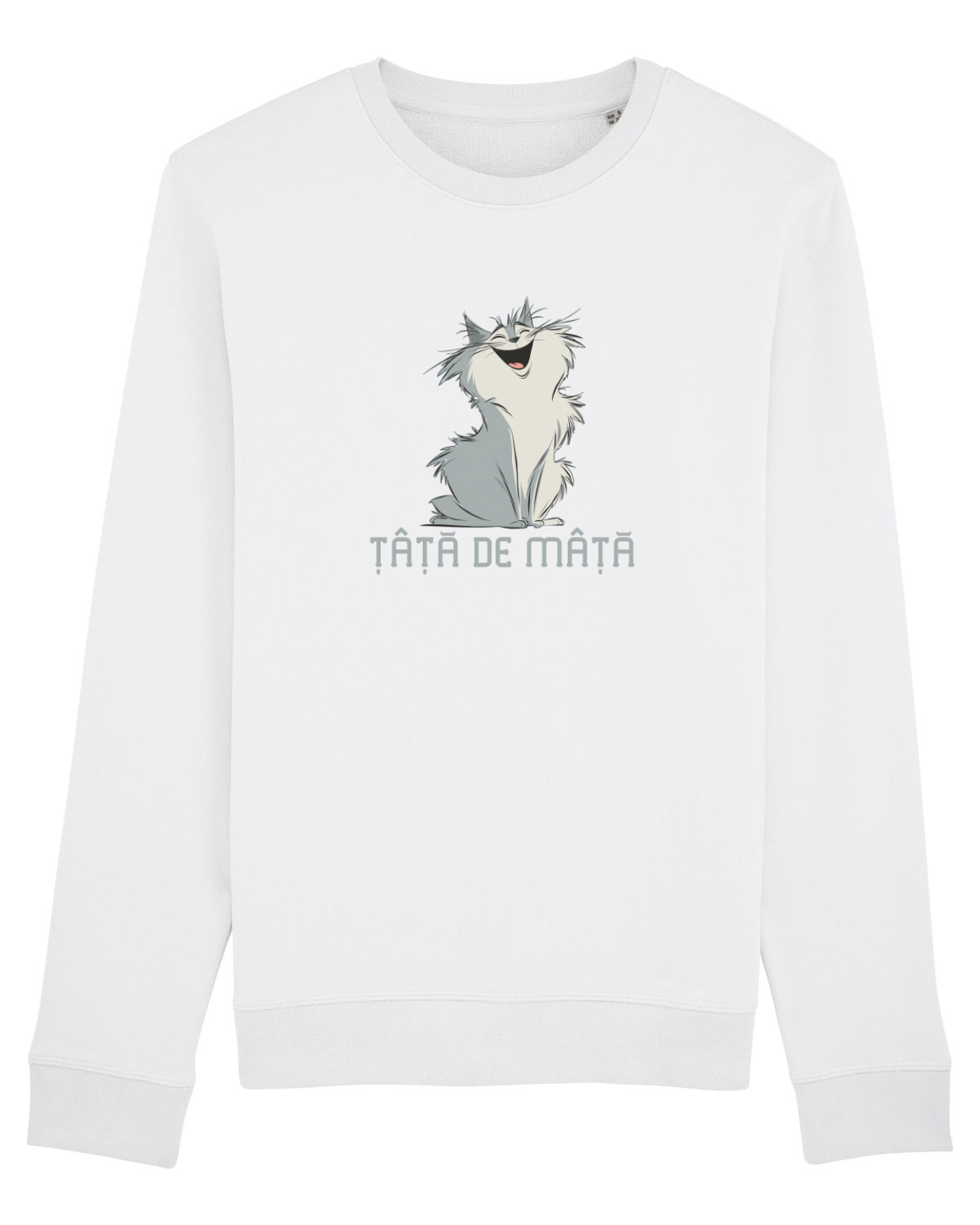 Bluză mânecă lungă Unisex Rise White