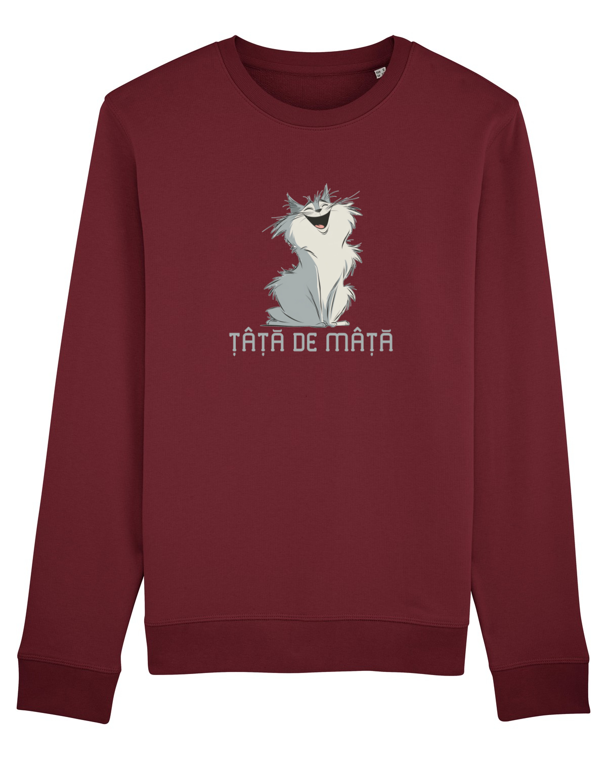 Bluză mânecă lungă Unisex Rise Burgundy