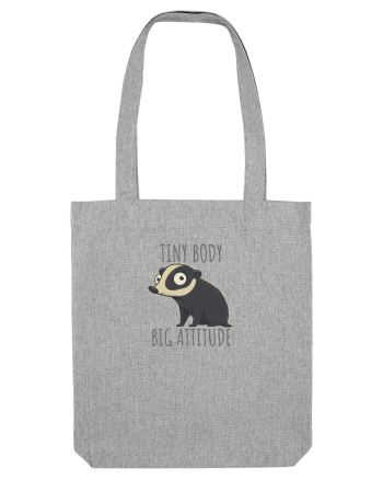 TINY BODY - BIG ATTITUDE - CORP MIC - ATITUDINE DEBORDANTA Heather Grey