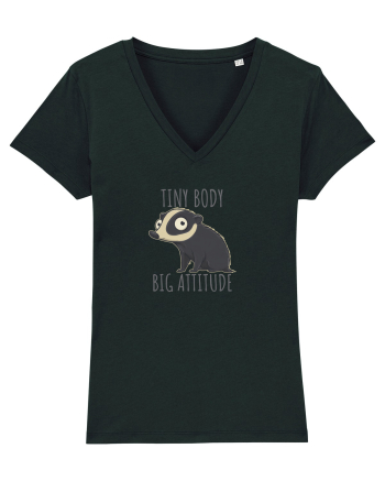 TINY BODY - BIG ATTITUDE - CORP MIC - ATITUDINE DEBORDANTA Black