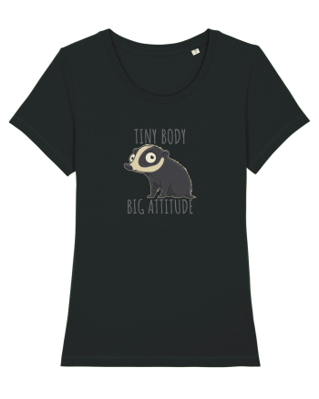 TINY BODY - BIG ATTITUDE - CORP MIC - ATITUDINE DEBORDANTA Black