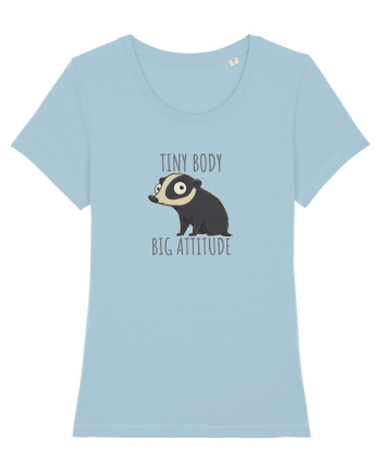 TINY BODY - BIG ATTITUDE - CORP MIC - ATITUDINE DEBORDANTA Sky Blue