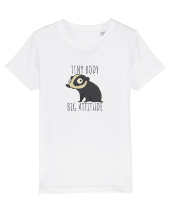 TINY BODY - BIG ATTITUDE - CORP MIC - ATITUDINE DEBORDANTA White