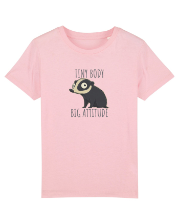 TINY BODY - BIG ATTITUDE - CORP MIC - ATITUDINE DEBORDANTA Cotton Pink
