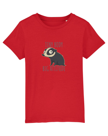 TINY BODY - BIG ATTITUDE - CORP MIC - ATITUDINE DEBORDANTA Red