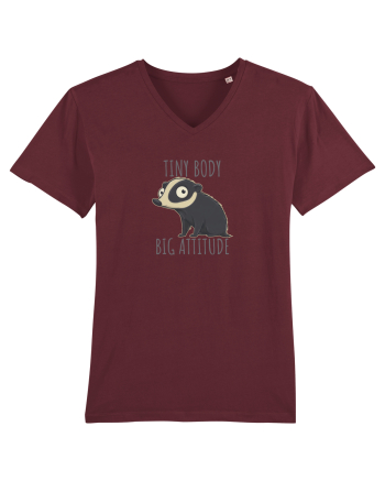 TINY BODY - BIG ATTITUDE - CORP MIC - ATITUDINE DEBORDANTA Burgundy