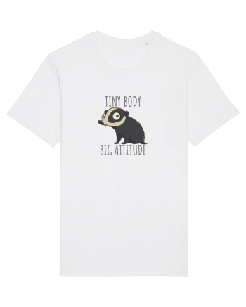 TINY BODY - BIG ATTITUDE - CORP MIC - ATITUDINE DEBORDANTA White