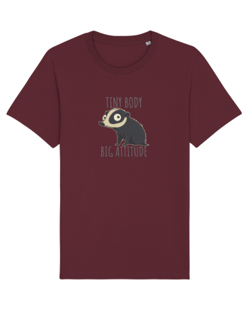 TINY BODY - BIG ATTITUDE - CORP MIC - ATITUDINE DEBORDANTA Burgundy
