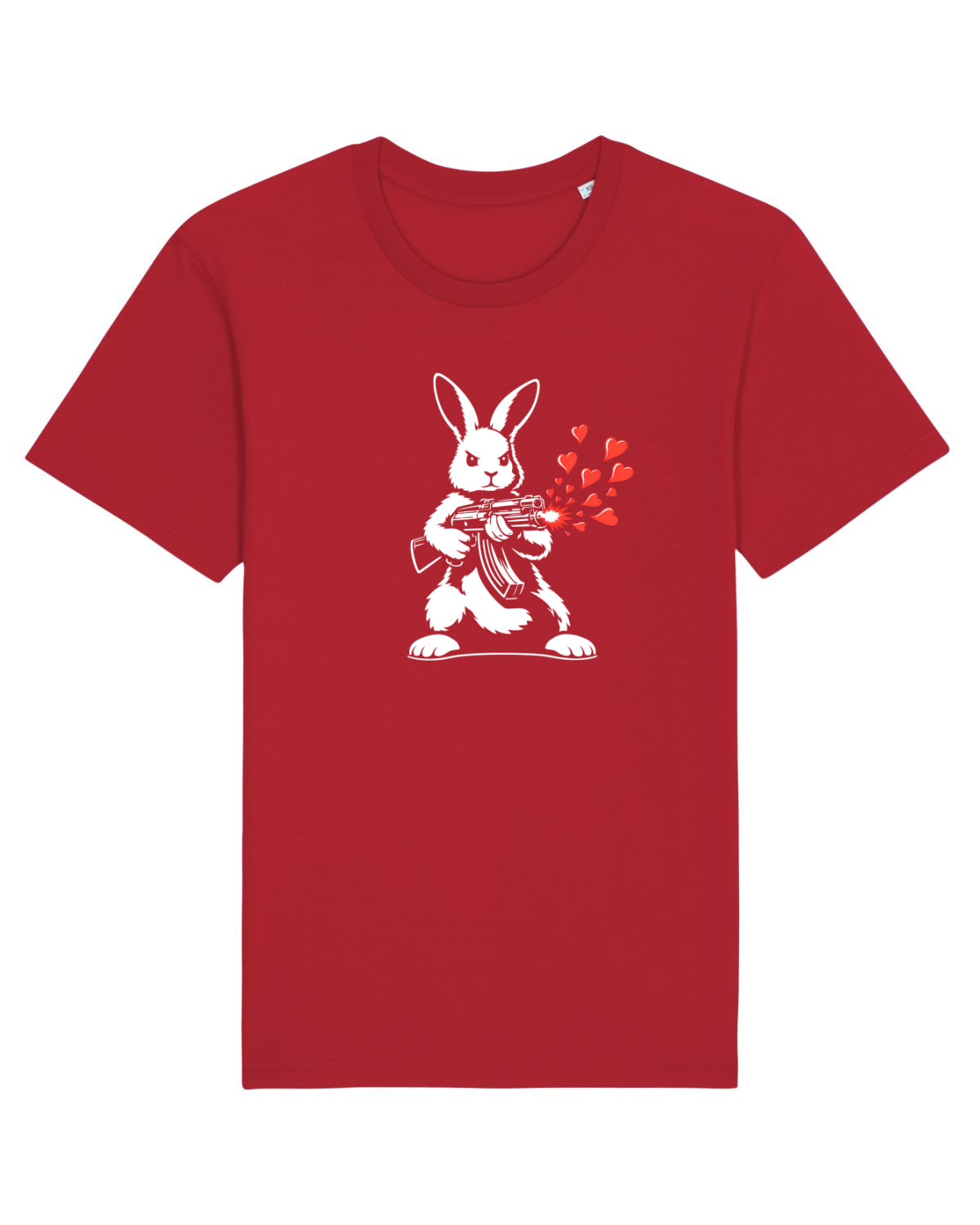 Tricou mânecă scurtă Unisex Rocker Red