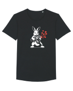 Dragostea Nu E  Tricou mânecă scurtă guler larg Bărbat Skater