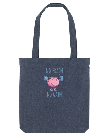 NO BRAIN, NO GAIN - NU AI CREIER, NU AI SUCCES Midnight Blue