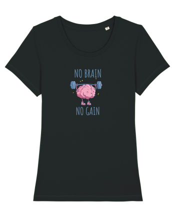 NO BRAIN, NO GAIN - NU AI CREIER, NU AI SUCCES Black