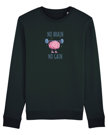 NO BRAIN, NO GAIN - NU AI CREIER, NU AI SUCCES Black