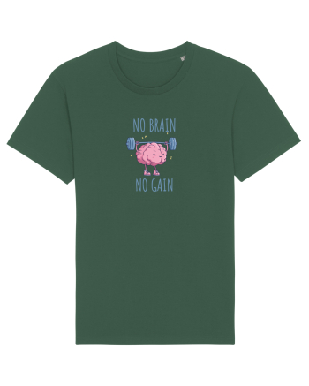 NO BRAIN, NO GAIN - NU AI CREIER, NU AI SUCCES Bottle Green