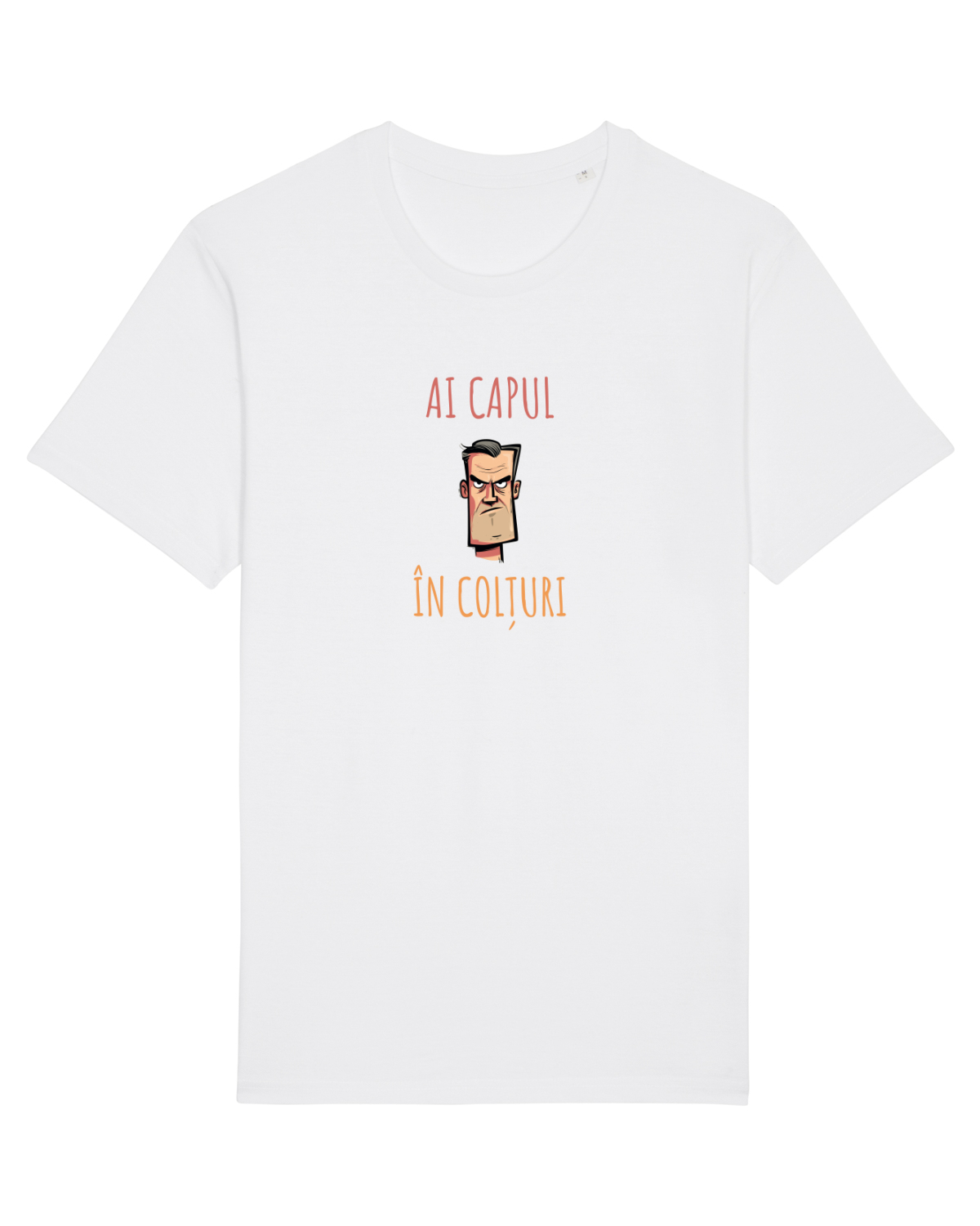 Tricou mânecă scurtă Unisex Rocker White