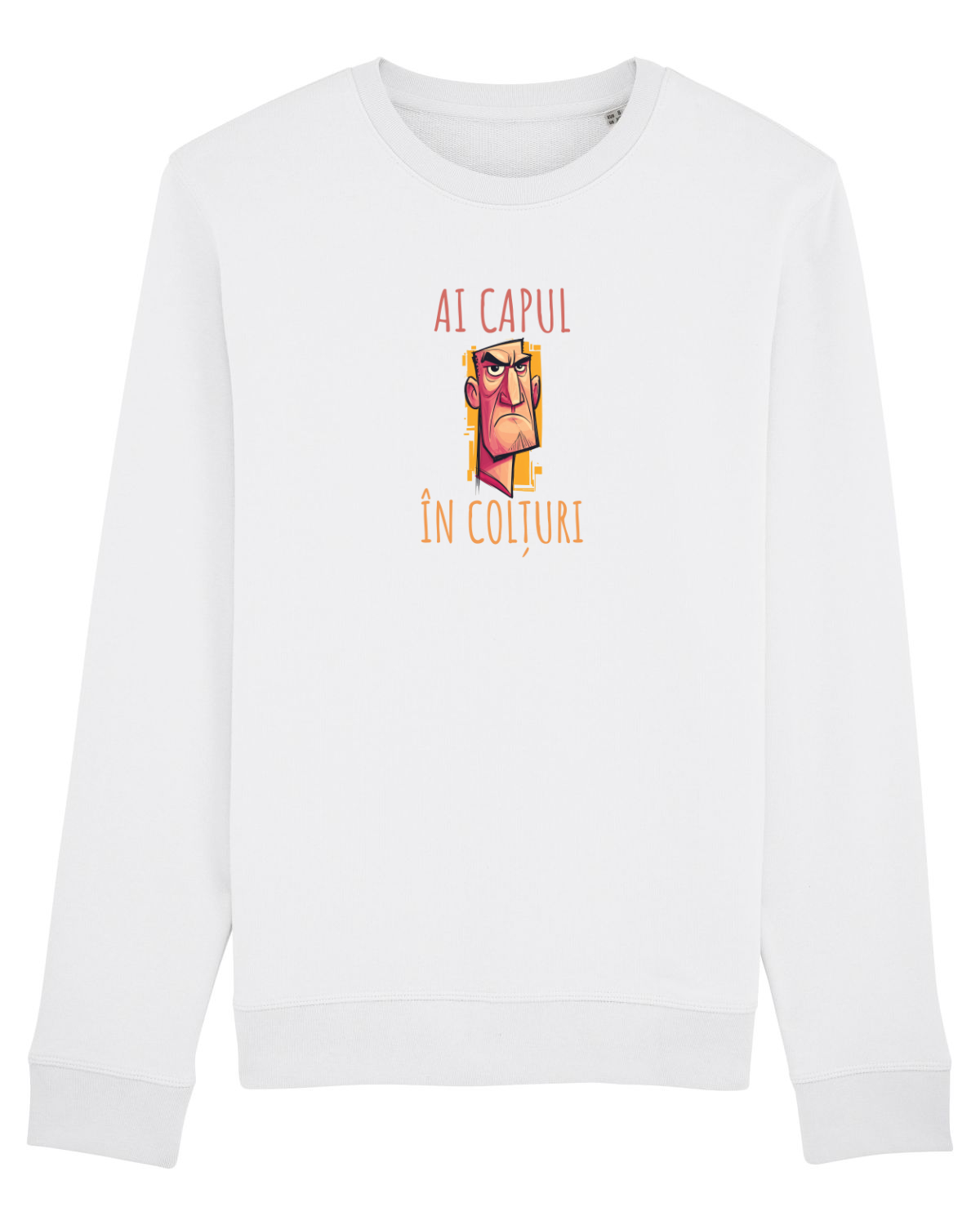 Bluză mânecă lungă Unisex Rise White
