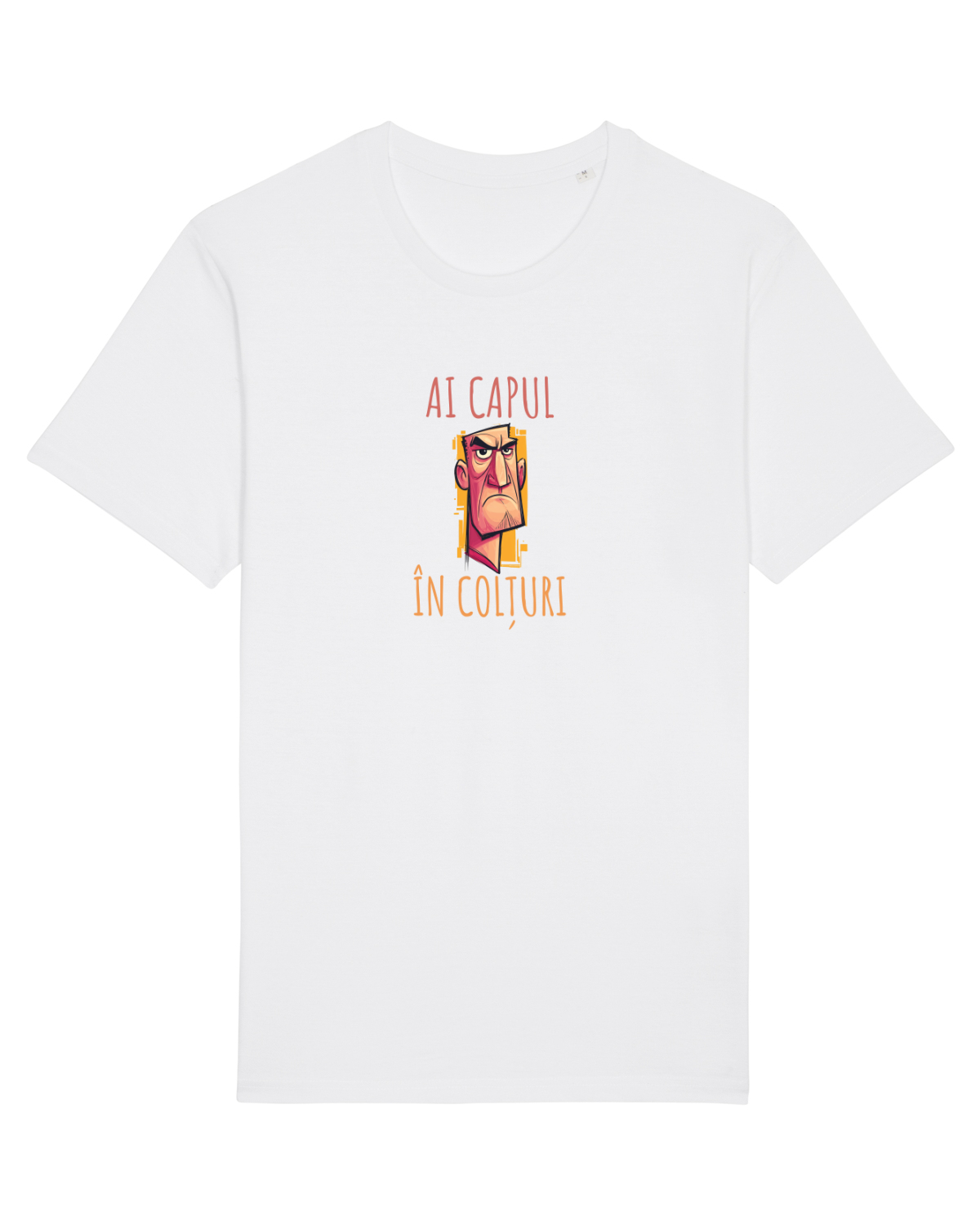 Tricou mânecă scurtă Unisex Rocker White