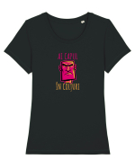 AI CAPUL IN COLTURI 3 Tricou mânecă scurtă guler larg fitted Damă Expresser