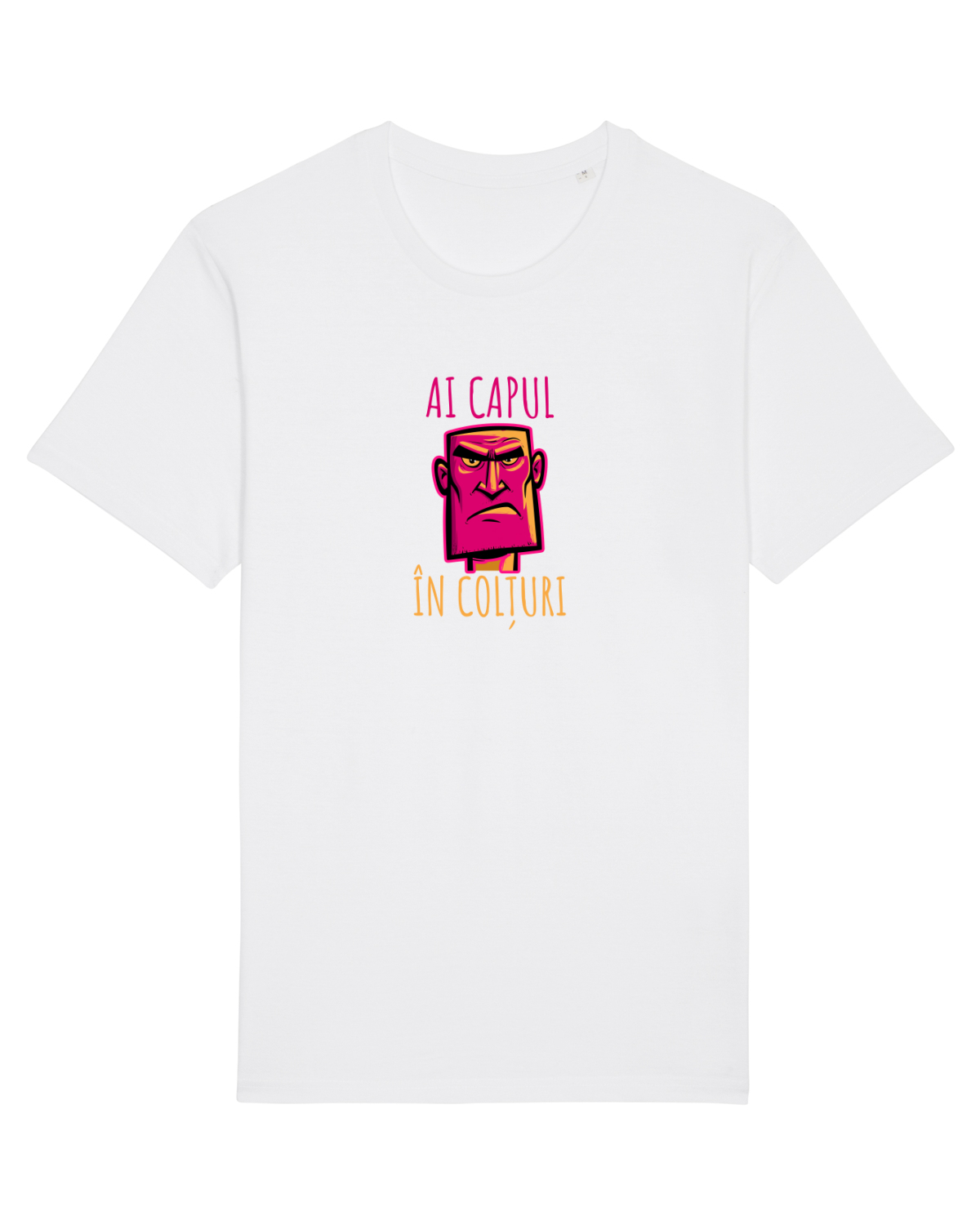 Tricou mânecă scurtă Unisex Rocker White