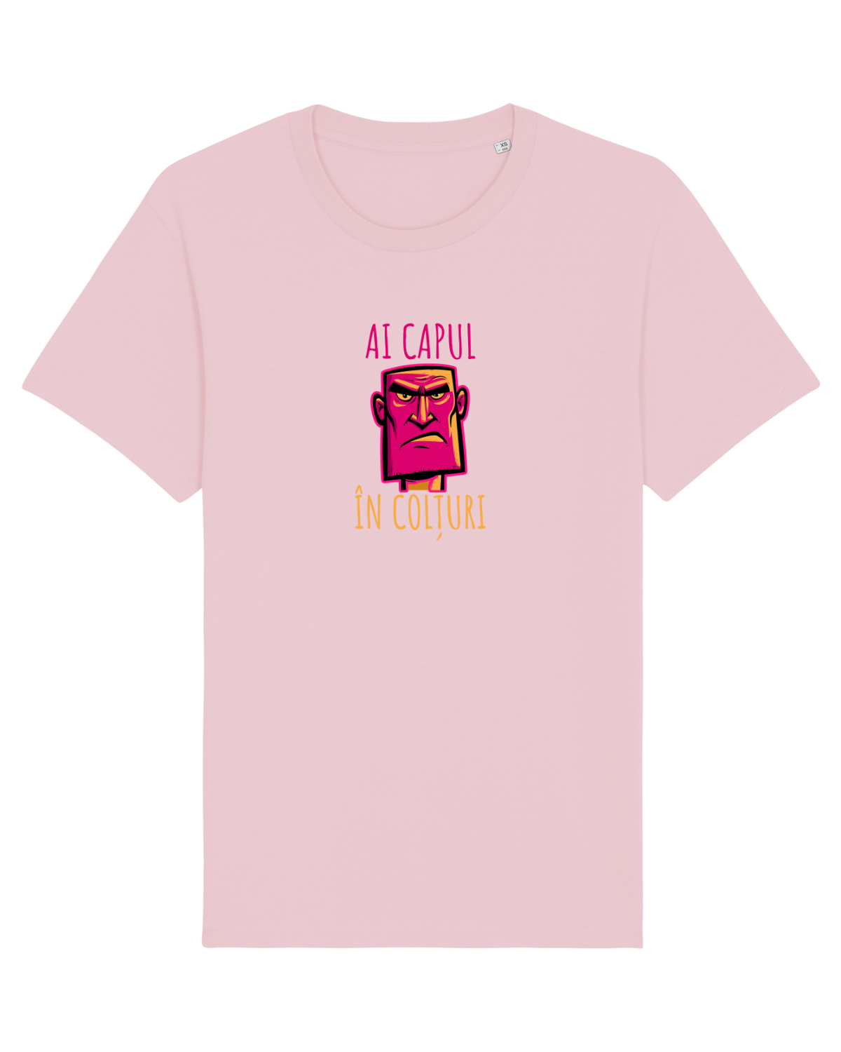 Tricou mânecă scurtă Unisex Rocker Cotton Pink