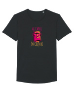 AI CAPUL IN COLTURI 3 Tricou mânecă scurtă guler larg Bărbat Skater
