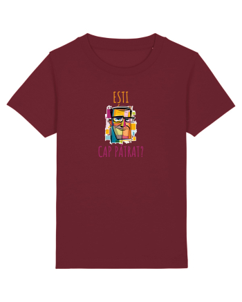 ESTI CAP PATRAT? Burgundy