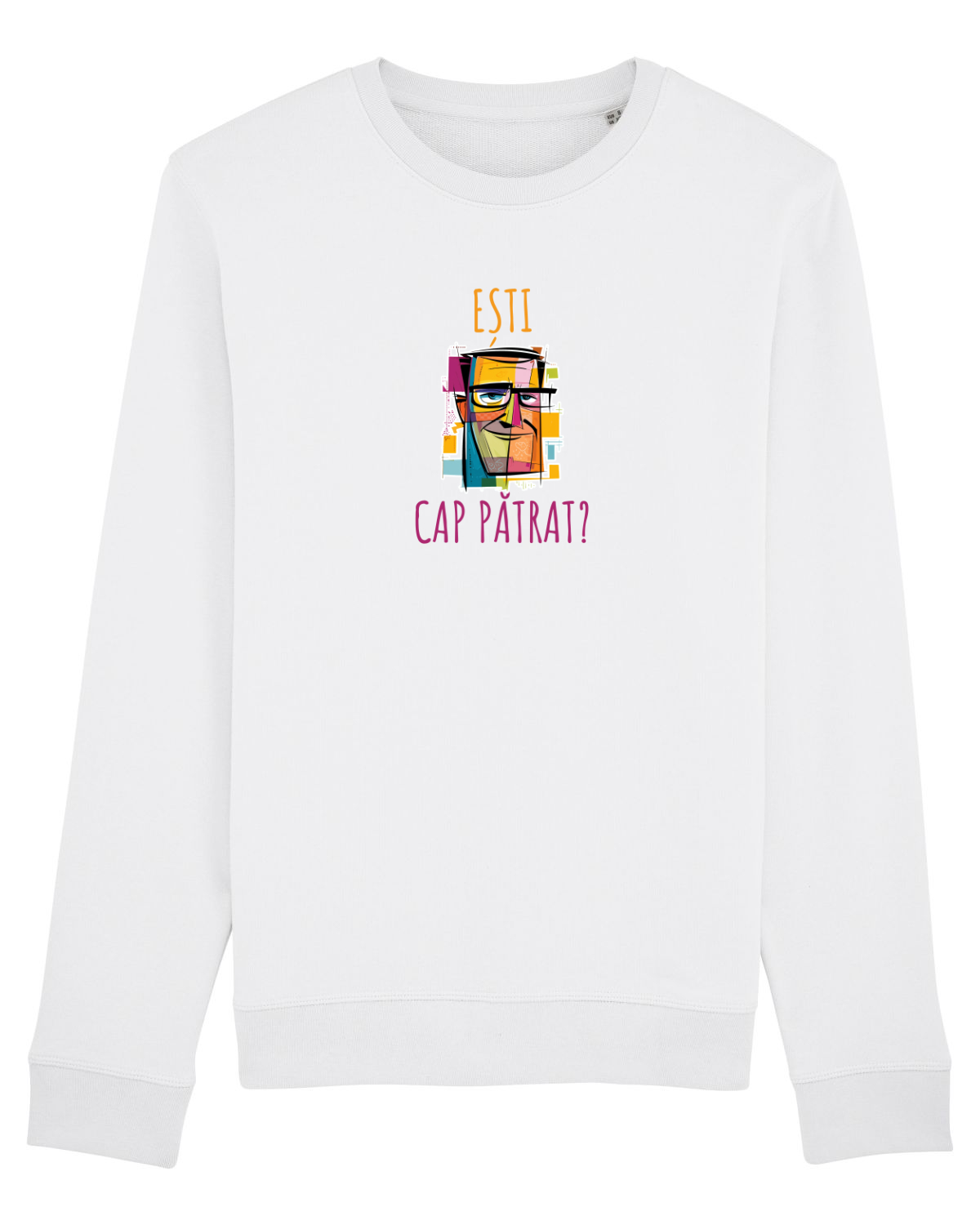 Bluză mânecă lungă Unisex Rise White