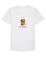 ESTI CAP PATRAT? Tricou mânecă scurtă guler larg Bărbat Skater
