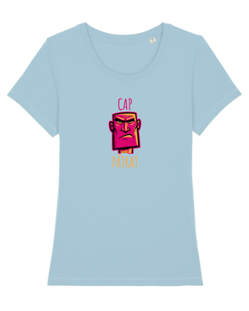 CAP PATRAT 1 Sky Blue