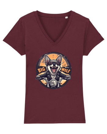 BIG BAD WOLF - CHIHUAHUA CARE SE CREDE LUPU` RAU Burgundy