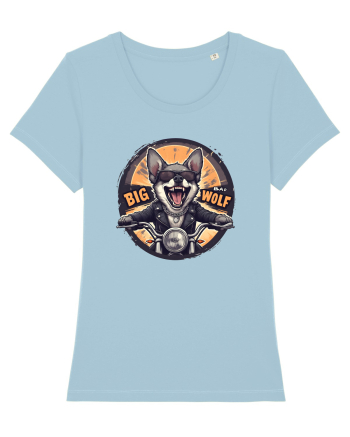 BIG BAD WOLF - CHIHUAHUA CARE SE CREDE LUPU` RAU Sky Blue