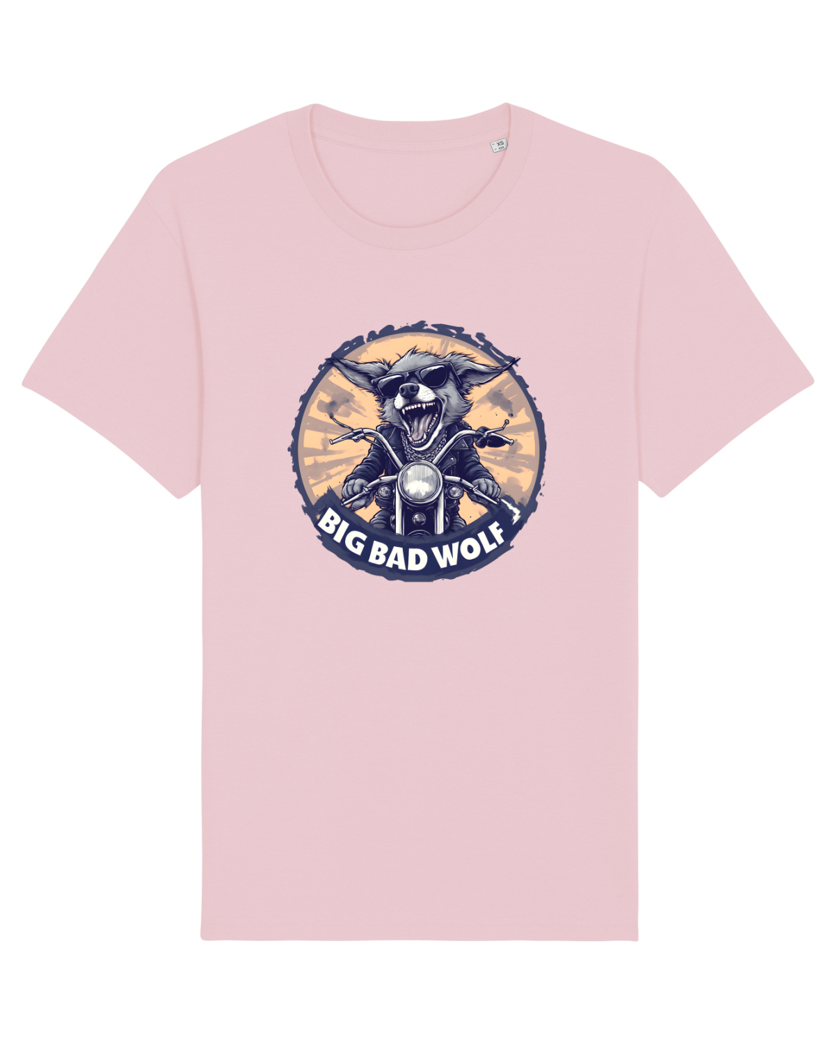 Tricou mânecă scurtă Unisex Rocker Cotton Pink