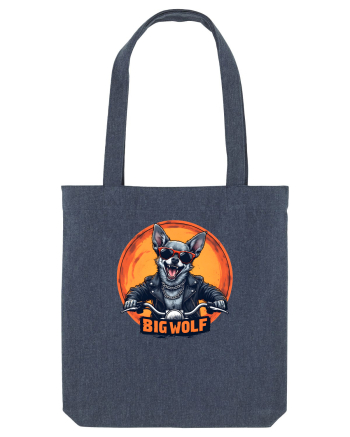 BIG WOLF - CHIHUAHUA CARE SE CREDE LUP Midnight Blue