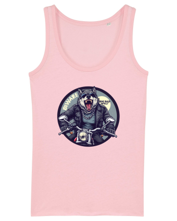 BEWARE OF THE BIG BAD WOLF  - FERESTE-TE DE LUPUL MARE SI RAU Cotton Pink