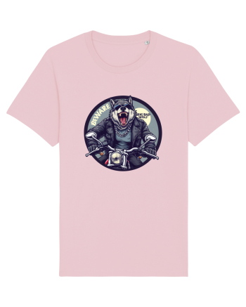 BEWARE OF THE BIG BAD WOLF  - FERESTE-TE DE LUPUL MARE SI RAU Cotton Pink