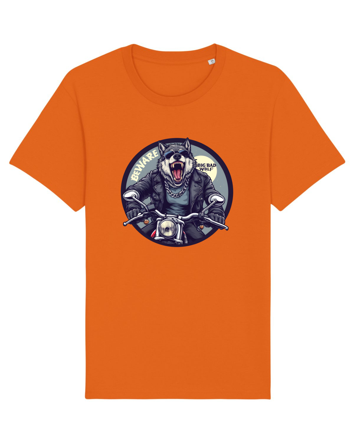Tricou mânecă scurtă Unisex Rocker Bright Orange