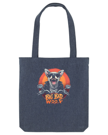 BIG BAD WOOF - HAM - CHIHUAHUA CARE SE CREDE LUP Midnight Blue