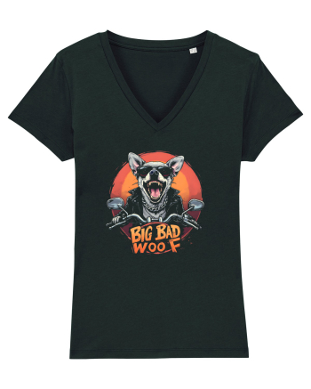 BIG BAD WOOF - HAM - CHIHUAHUA CARE SE CREDE LUP Black