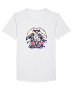 MOTAN - GOLAN SENSIBIL -  MOTOCICLIST Tricou mânecă scurtă guler larg Bărbat Skater